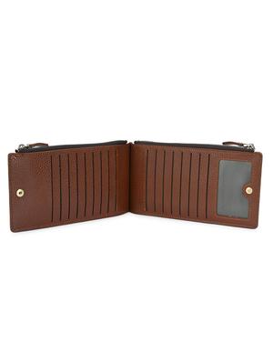 brown leatherette (pu) wallet - 17400525 - Standard Image - 3