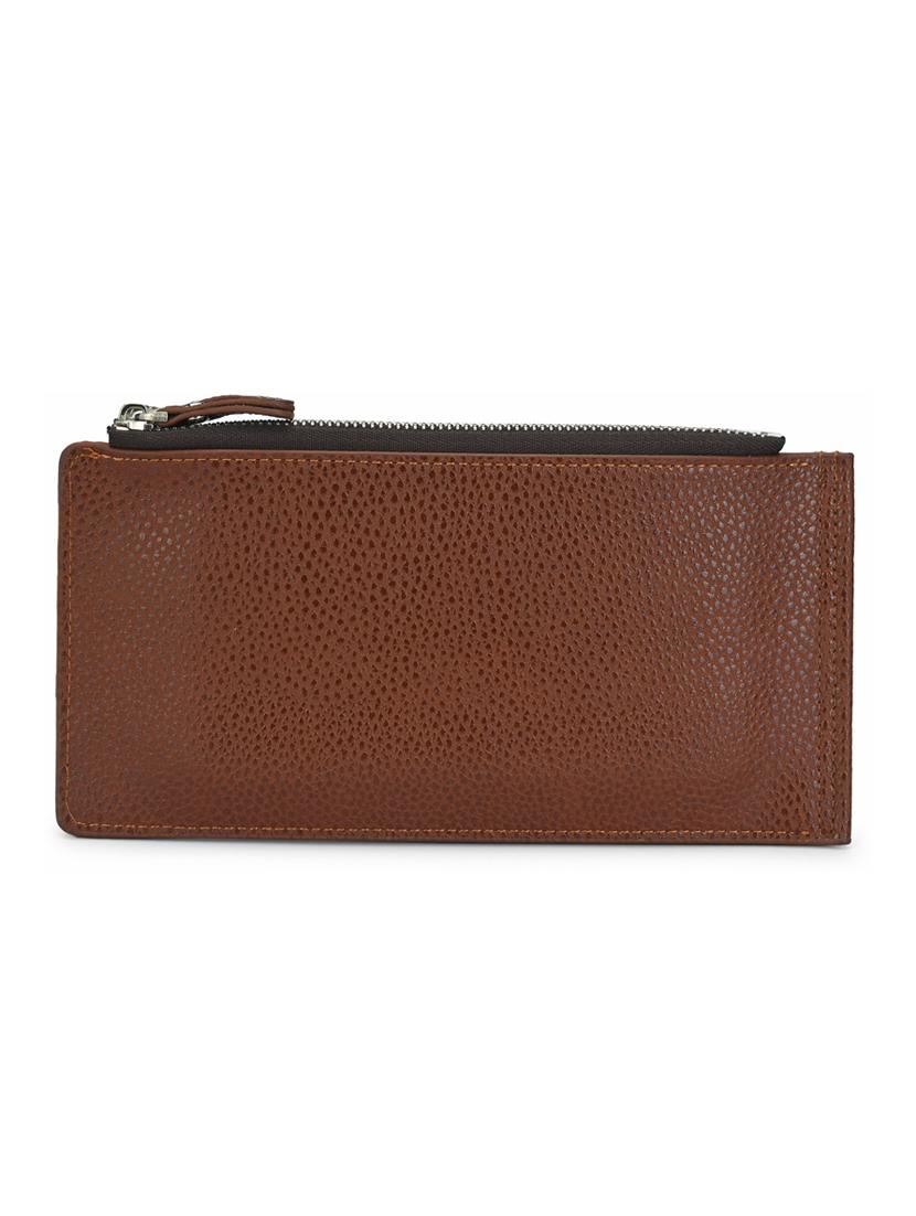 brown leatherette (pu) wallet - 17400525 - Zoom Image - 1