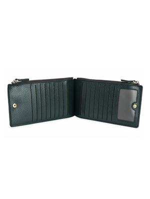 green leatherette (pu) wallet - 17400526 - Standard Image - 3