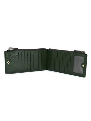 green leatherette (pu) wallet - 17400527 - Standard Image - 3