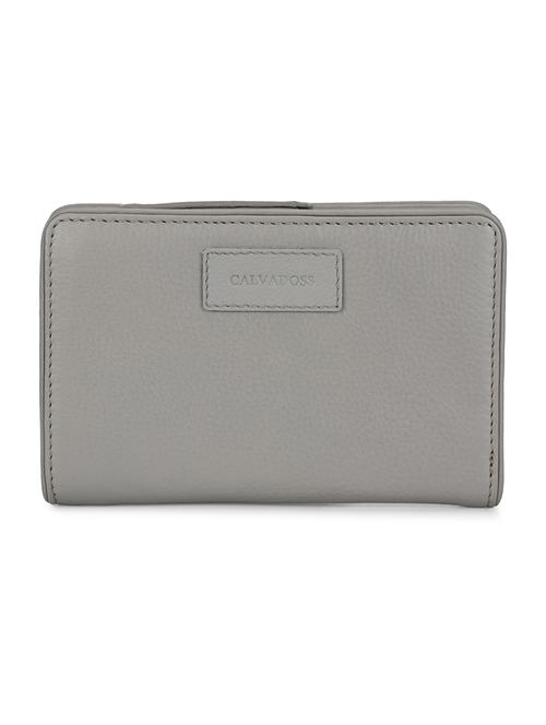 grey leather wallet - 17400534 - Standard Image - 1