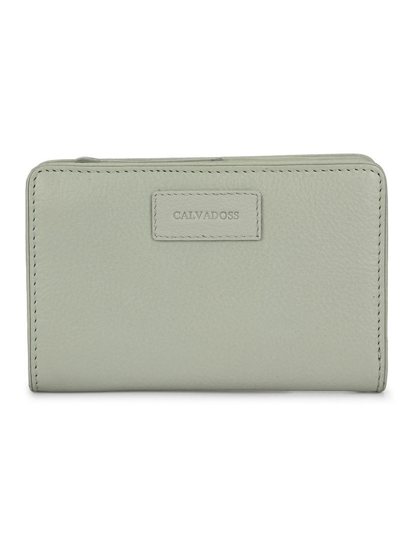 green leather wallet - 17400535 - Zoom Image - 1
