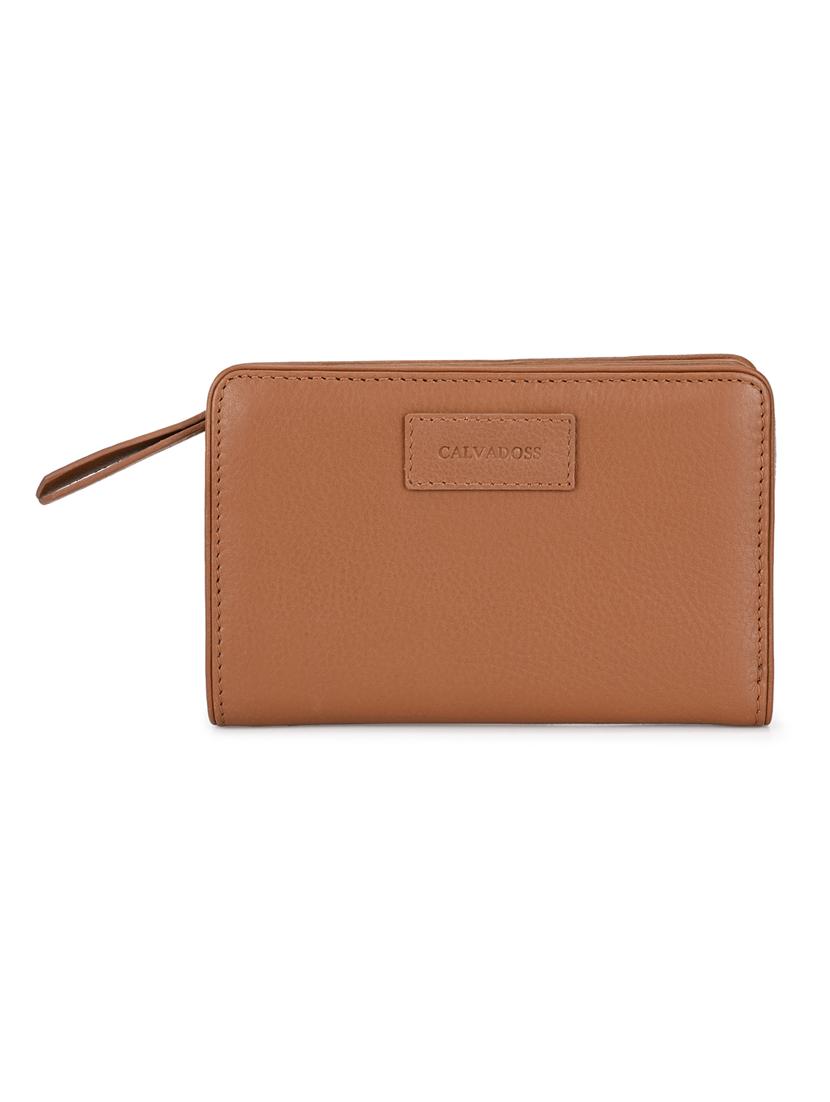 tan leather wallet - 17400536 - Zoom Image - 1