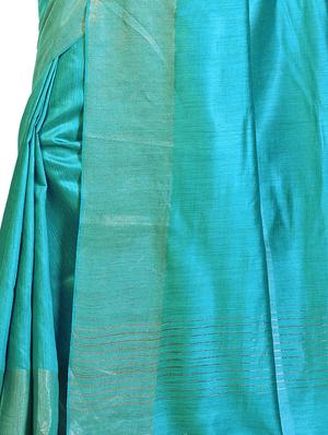 bordered bhagalpuri saree with blouse - 17400545 - Standard Image - 3