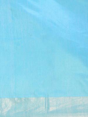 bordered bhagalpuri saree with blouse - 17400545 - Standard Image - 4