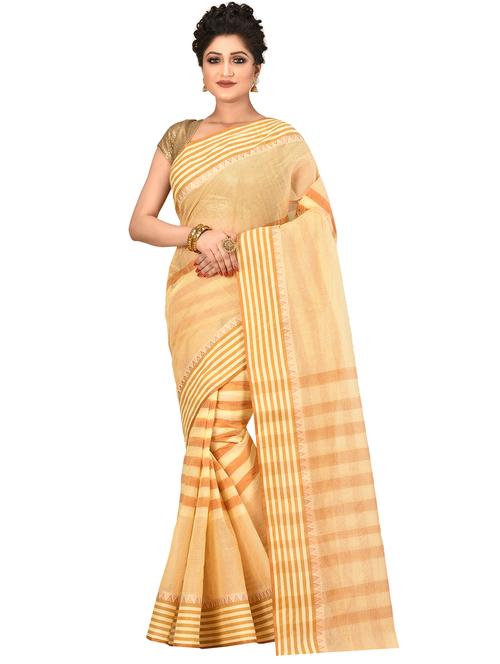 stripes tant saree - 17400642 - Standard Image - 1