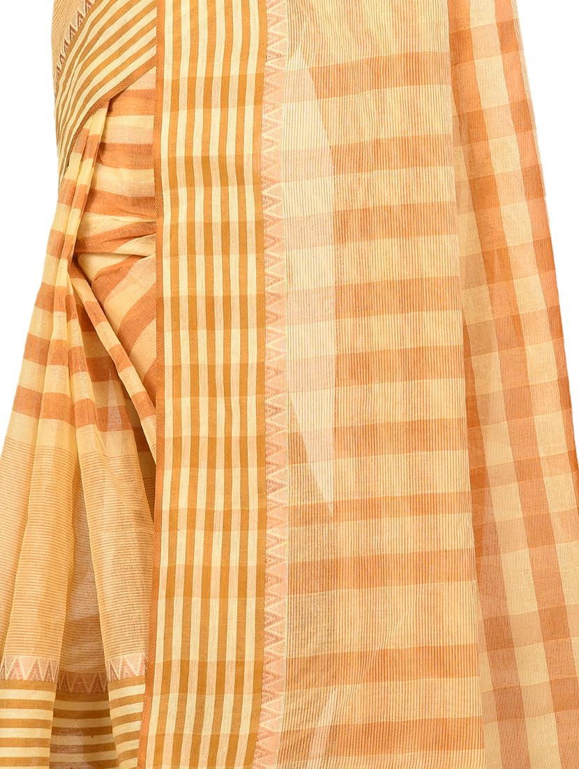 stripes tant saree - 17400642 - Zoom Image - 3