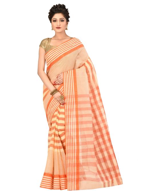 stripes tant saree - 17400644 - Standard Image - 1