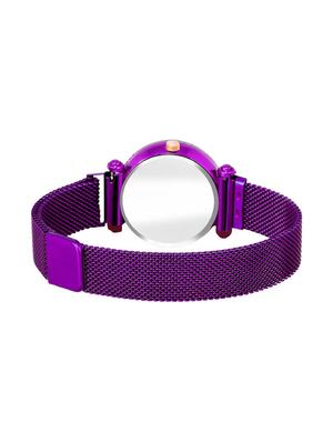 bolun luxury mesh magnet buckle starry sky quartz watches for girls fashion mysterious purple lady analog watch - 17400673 - Standard Image - 3
