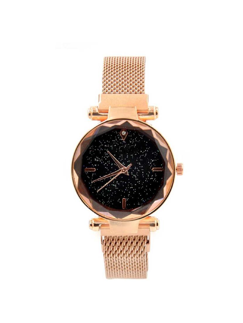 bolun rt-162 magnet-copper gold mesh magnet analog watch - 17400678 - Zoom Image - 1