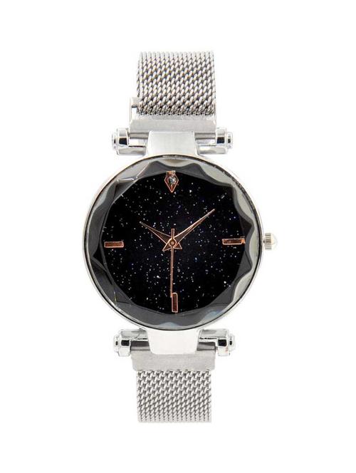 bolun rt-161 luxury mesh magnet buckle quartz fashion mysterious silver analog women's analog watch - 17400681 - Standard Image - 1