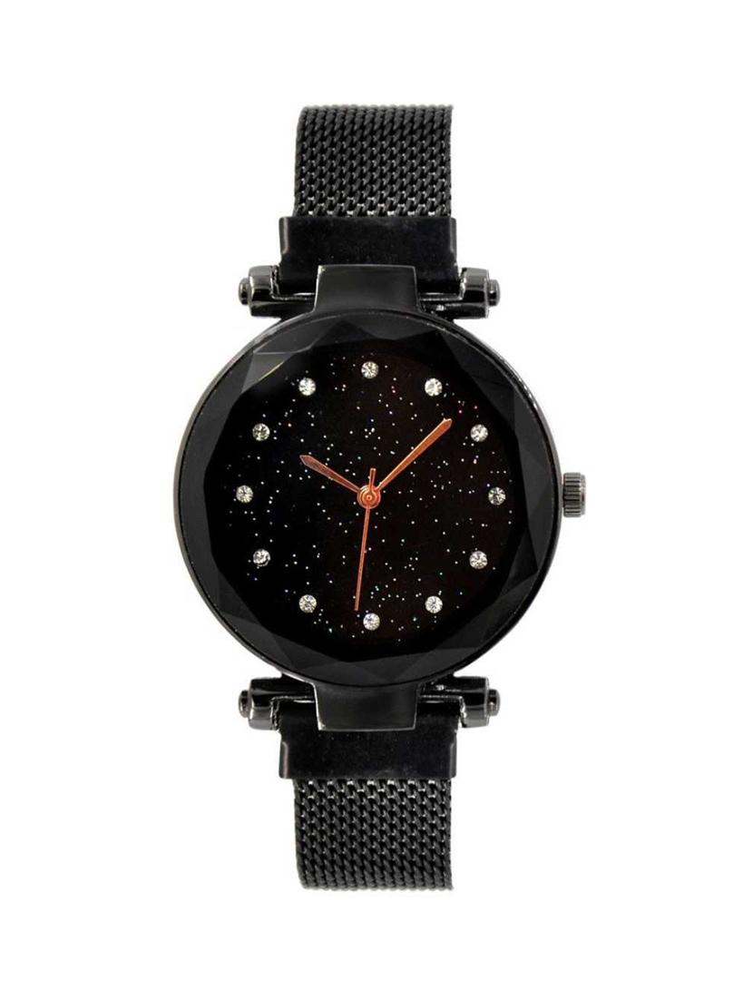 bolun rt-153 luxury mesh magnet buckle starry sky quartz watches for girls fashion clock analog watch - 17400682 - Zoom Image - 1