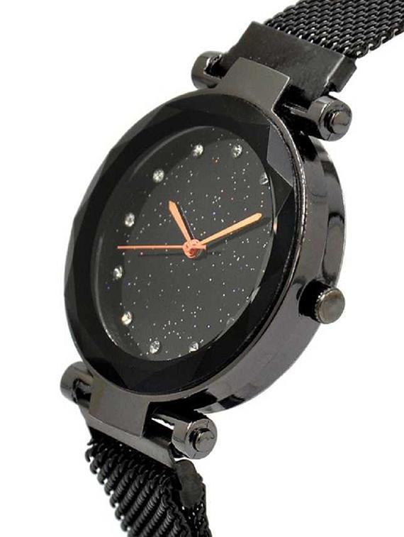 bolun rt-153 luxury mesh magnet buckle starry sky quartz watches for girls fashion clock analog watch - 17400682 - Zoom Image - 2