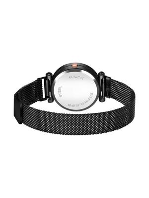 bolun black megnet strap buckle analoge watch for girls & woman girls watches analog watch - 17400799 - Standard Image - 3