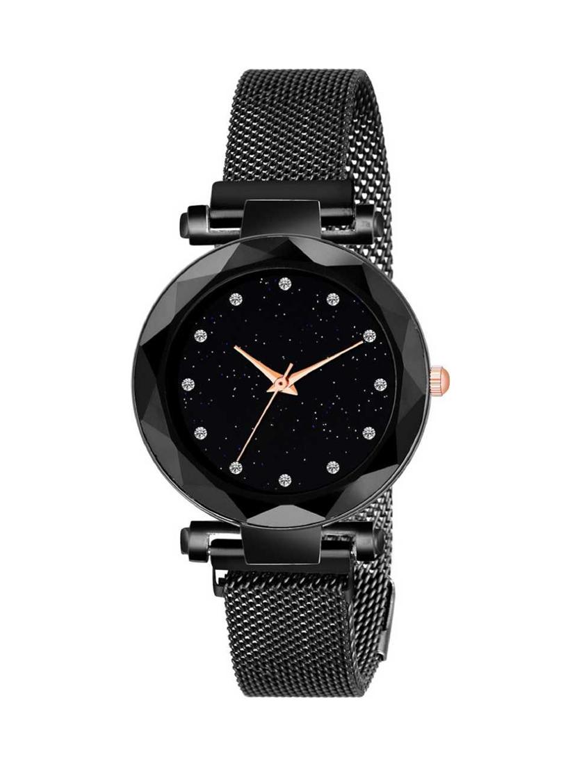 bolun black megnet strap buckle analoge watch for girls & woman girls watches analog watch - 17400799 - Zoom Image - 1