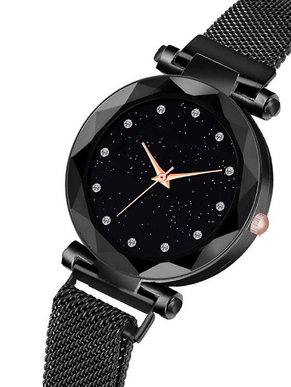 bolun black megnet strap buckle analoge watch for girls & woman girls watches analog watch - 17400799 - Zoom Image - 2