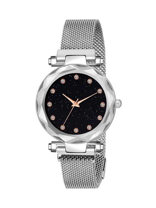 bolun silver megnet strap buckle analoge watch for girls & woman girls watches analog watch - 17400804 - Standard Image - 1
