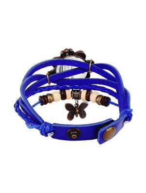 bolun blue vintage haging lucky charm bracelet analog watch - 17400837 - Standard Image - 2