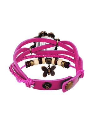 bolun pink vintage haging lucky charm bracelet analog watch? - 17400838 - Standard Image - 2