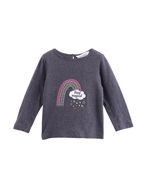 rainbow embroidered t-shirt - 17400920 - Standard Image - 1