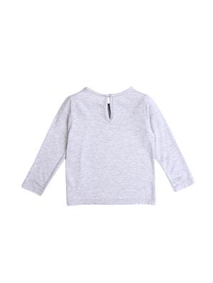 grey cotton regular top - 17400923 - Standard Image - 2