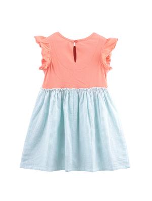 orange cotton frock - 17400928 - Standard Image - 2