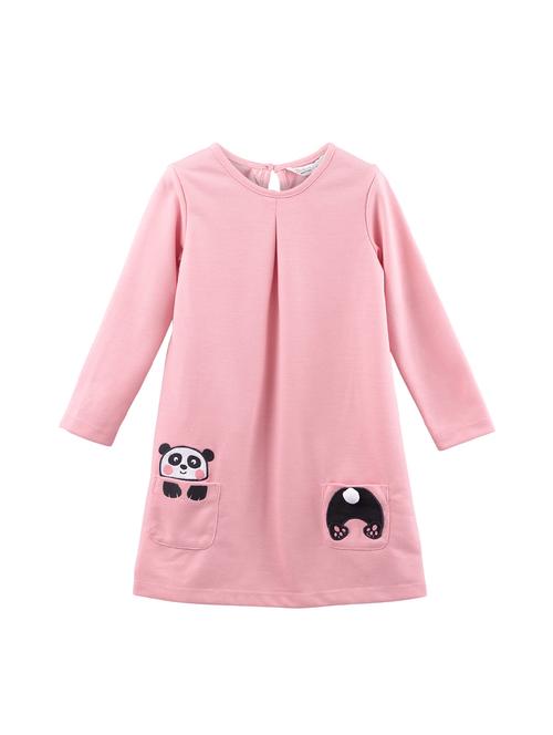 pink cotton frock - 17400931 - Standard Image - 1