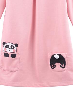 pink cotton frock - 17400931 - Standard Image - 3