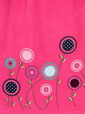 pink cotton frock - 17400940 - Standard Image - 3