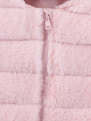 pink cotton regular jackets - 17400946 - Standard Image - 3