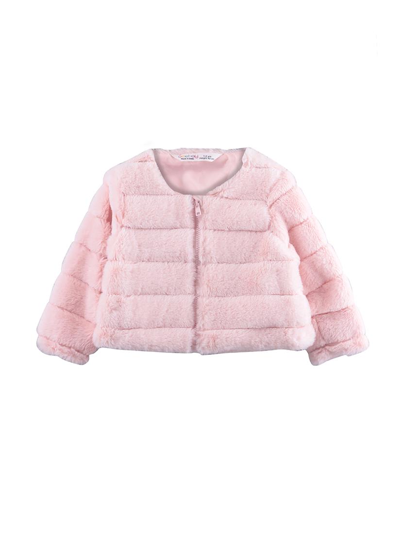 pink cotton regular jackets - 17400946 - Zoom Image - 1