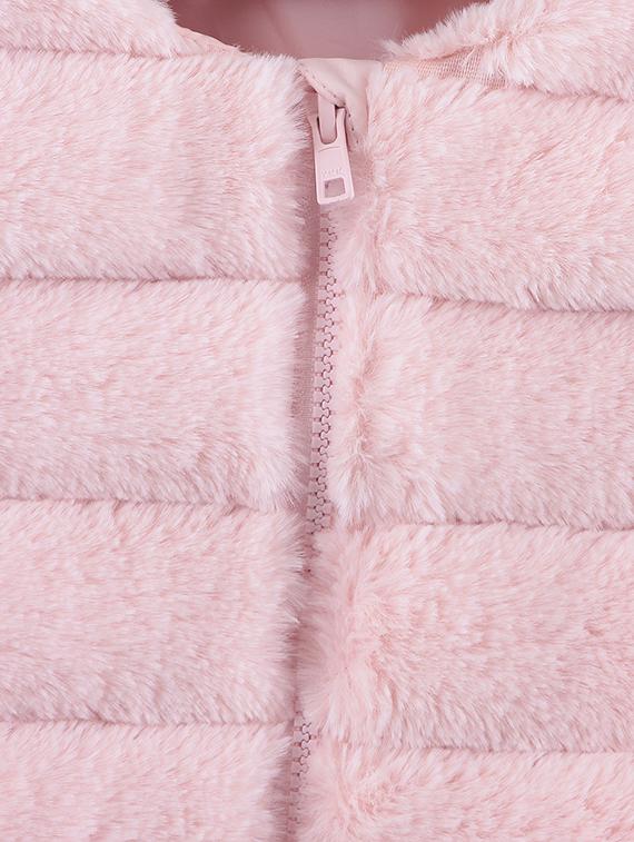 pink cotton regular jackets - 17400946 - Zoom Image - 3