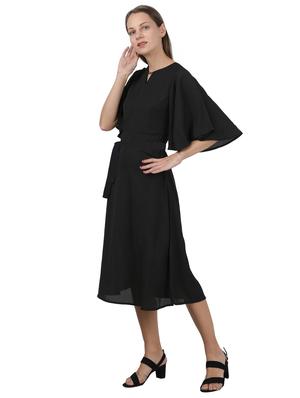 bell sleeves a-line dress - 17401314 - Standard Image - 2
