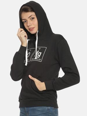 hooded neck printed sweatshirt - 17401321 - Standard Image - 2