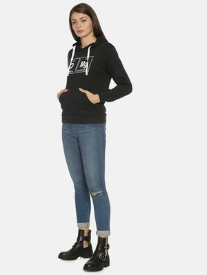hooded neck printed sweatshirt - 17401321 - Standard Image - 4