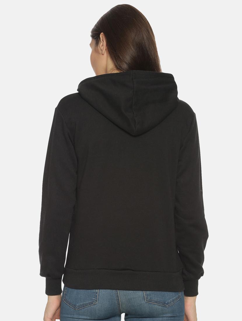 hooded neck printed sweatshirt - 17401321 - Zoom Image - 3