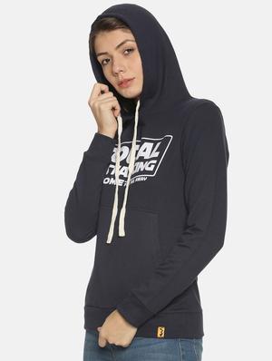 hooded neck printed sweatshirt - 17401322 - Standard Image - 2