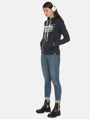 hooded neck printed sweatshirt - 17401322 - Standard Image - 4