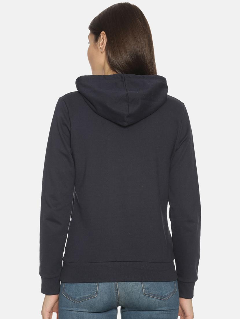 hooded neck printed sweatshirt - 17401322 - Zoom Image - 3