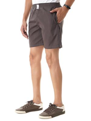 grey solid short - 17401357 - Standard Image - 2