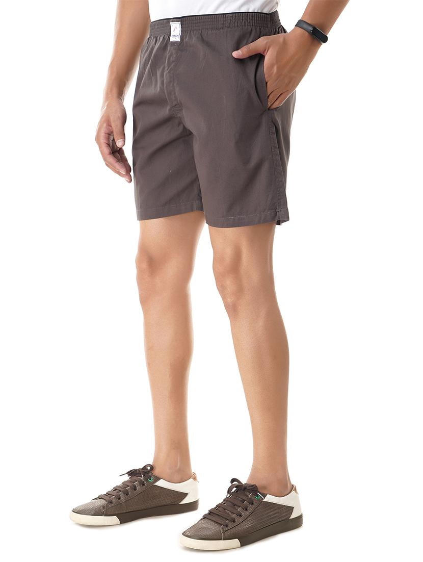 grey solid short - 17401357 - Zoom Image - 2