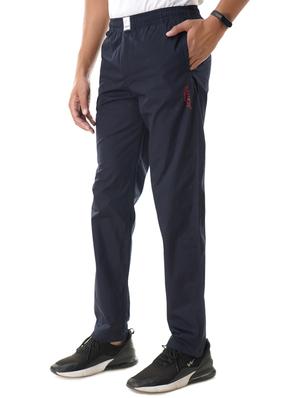 navy blue solid ankle length track pant - 17401382 - Standard Image - 2