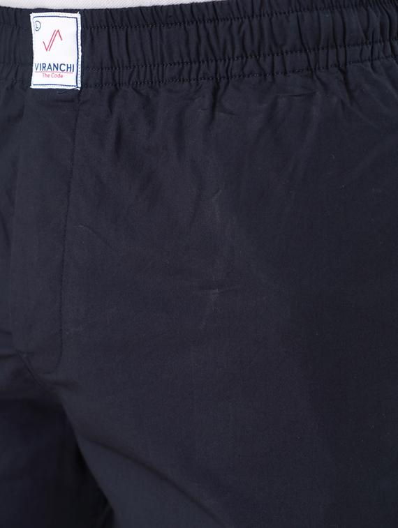navy blue solid ankle length track pant - 17401382 - Zoom Image - 5