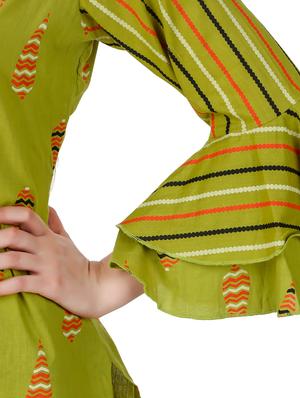 printed kurta palazzo set - 17401496 - Standard Image - 5