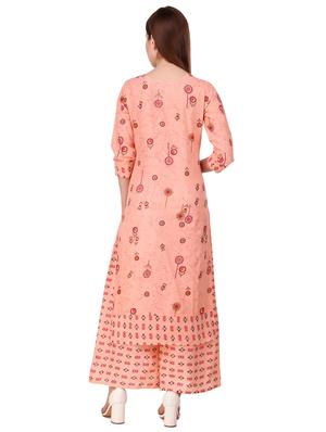printed kurta palazzo set - 17401498 - Standard Image - 3
