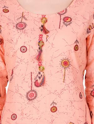 printed kurta palazzo set - 17401498 - Standard Image - 4