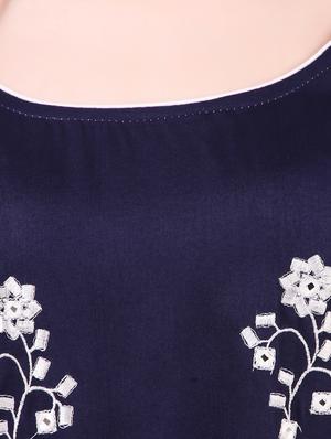 embroidered kurta palazzo set - 17401503 - Standard Image - 4