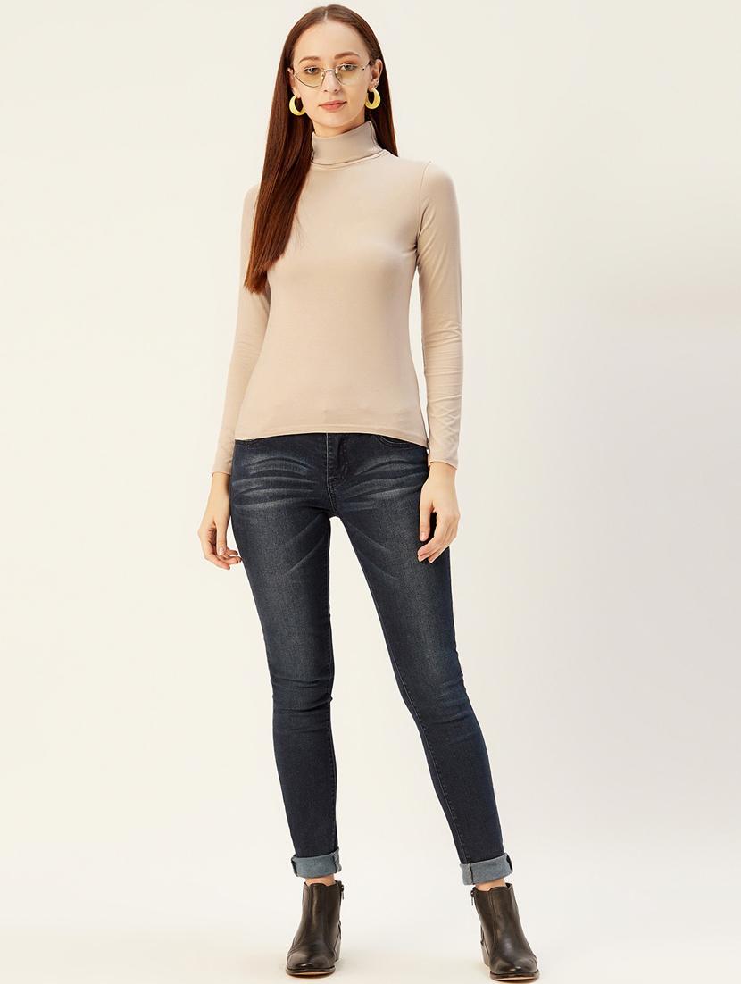 turtle neck solid top - 17401838 - Zoom Image - 4