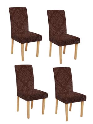 stylish soft elastic chair cover pack of 4 - 17402968 - Standard Image - 2