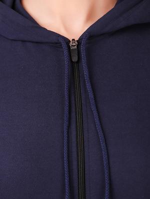 hooded neck zip up sweatshirt - 17403200 - Standard Image - 4